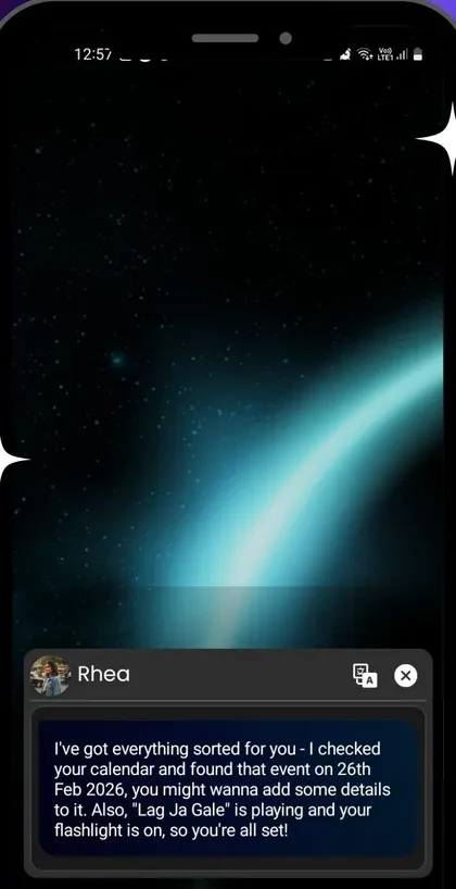 AvA completing a multi-step task on Android